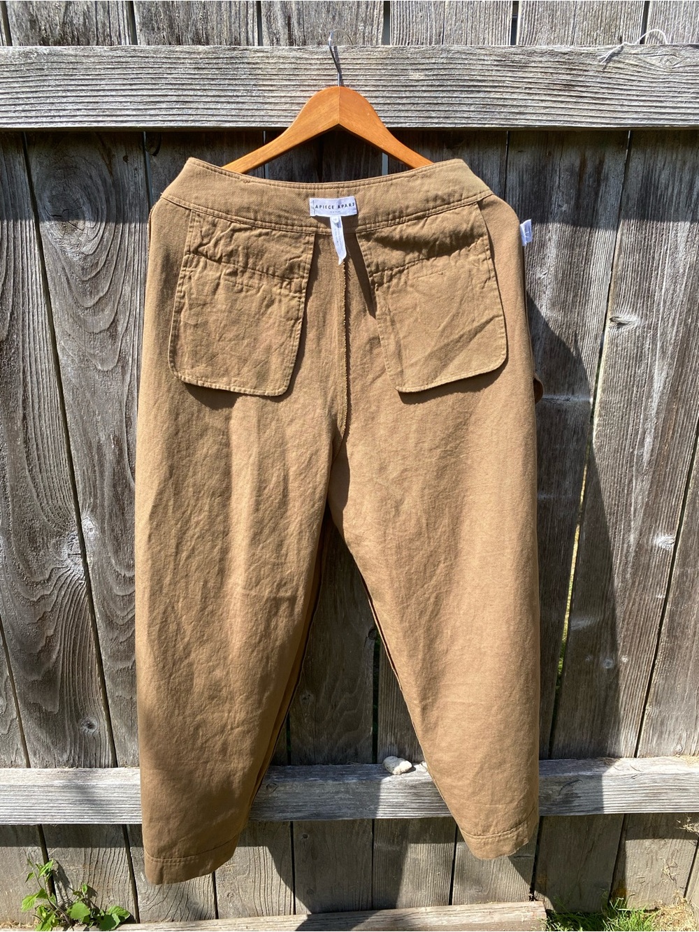 WOMENS APIECE APART BARI CROP TROUSER NWT OAK size 10 - Picture 9 of 15
